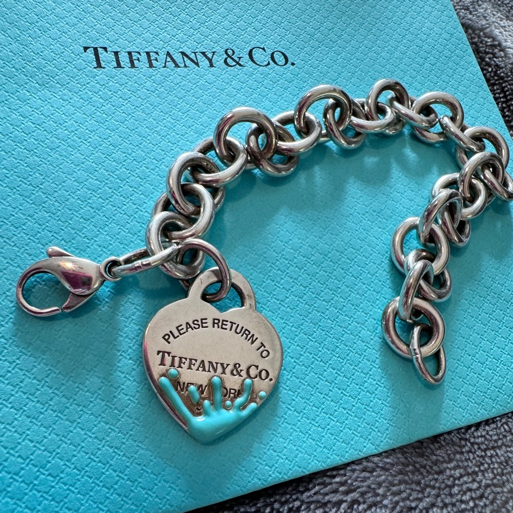 Tiffany & Co. heart paint splash bracelet